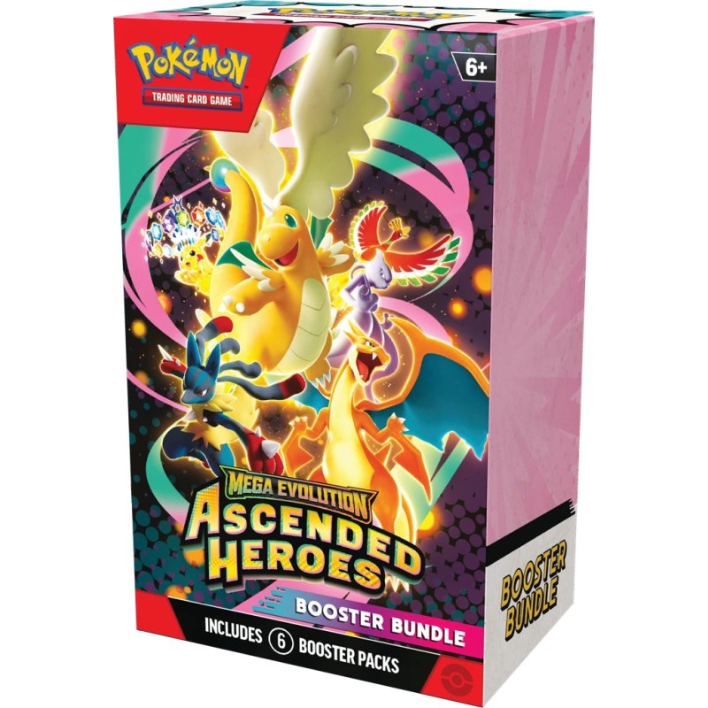 Pokémon TCG: Mega Evolution - Ascended Heroes Booster Bundle (6) - (EN) (Kommt bald, in Mailingliste einschreiben für Updates!)
